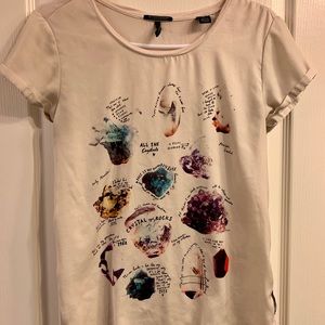 Scotch + Soda T-shirt style novelty blouse